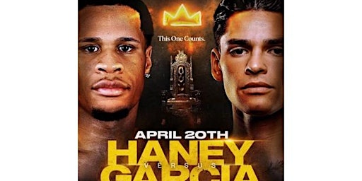 Imagem principal do evento Fight Party Watch Party! Open Bar/Wingstop Devin Haney vs Ryan Garcia