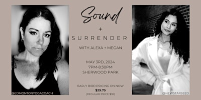 Imagem principal do evento MAY 2024 --M A N I F E S T-- SOUND + Surrender with Alexa + Megan