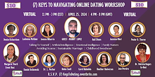 Imagem principal do evento (7) Keys To Navigating Online Dating Masterclass