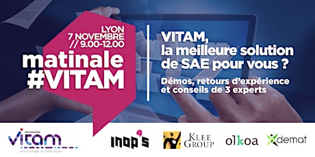 Image principale de Matinale VITAM Lyon : VITAM est-elle la meilleure solution de SAE pour votre organisation ?