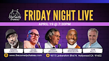 Primaire afbeelding van Friday Night Live at The Comedy Chateau (4/19)