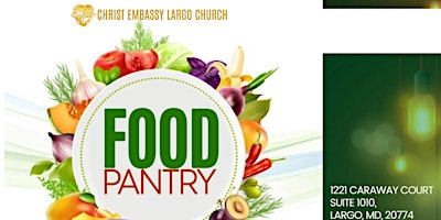 Christ Embassy Largo Food Pantry Distribution primary image