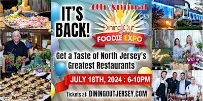Imagem principal de Dining Out Jersey Foodie Expo 2024