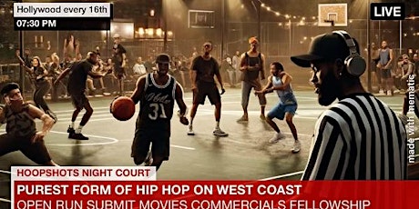 NIGHT COURT HOOPSHOTS ENTERTAINMENT INDUSTRY MIXER EVERY 16th