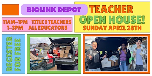 Immagine principale di Bio-Link Depot Educator Open House - April 28th 