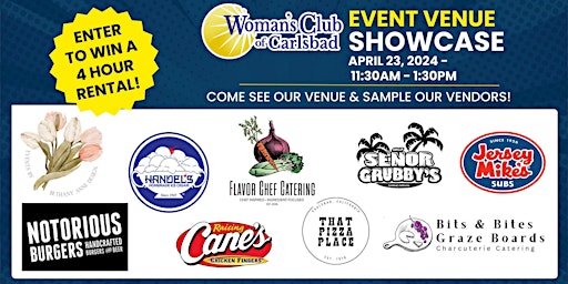Hauptbild für Woman's Club of Carlsbad - Venue & Vendor Showcase 2024