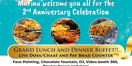 Marina 2nd Anniversary Buffet primary image