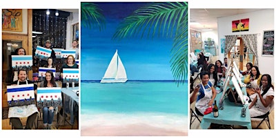 Image principale de BYOB Sip & Paint Event - "Sailboat in Paradise"