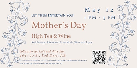 Let Them Entertain You - Mothers Day High Tea