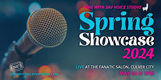 Imagem principal de Sing With Sav Spring Showcase 2024