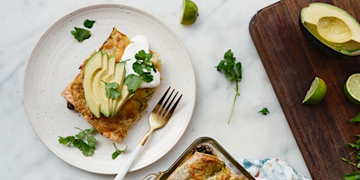 Imagem principal de Free Online Cooking Class: Green Chili Veal Enchiladas