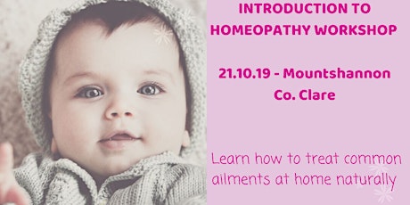 Introduction to Homeopathy workshop (Mountshannon, Co. Clare)  primary image