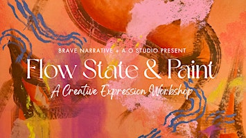 Imagem principal do evento Flow State & Paint, A Creative Expression Intro Workshop