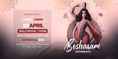 Image principale de BESHARAM SATURDAYS - Bollywood Party