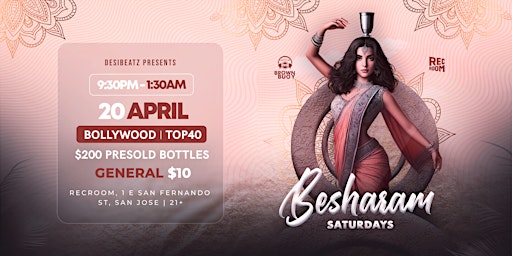 BESHARAM SATURDAYS - Bollywood Party  primärbild