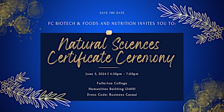 2024 Natural Sciences Division Award Ceremony