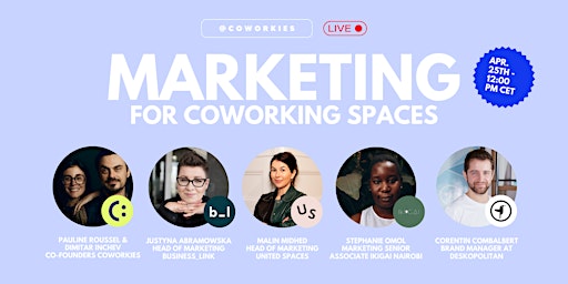 Image principale de Marketing for Coworking Spaces