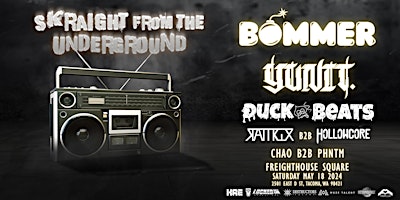LOCKED IN Presents:  BOMMER & YUNIT "Skraight From the Underground" Tour  primärbild