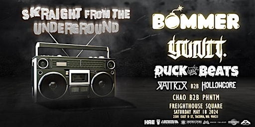 Imagem principal do evento LOCKED IN Presents:  BOMMER & YUNIT "Skraight From the Underground" Tour