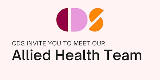 Image principale de Meet our Allied Health Team - Networking Event