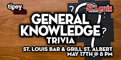 Imagen principal de St. Albert: St. Louis Bar & Grill - General Knowledge Trivia - May 17, 8pm
