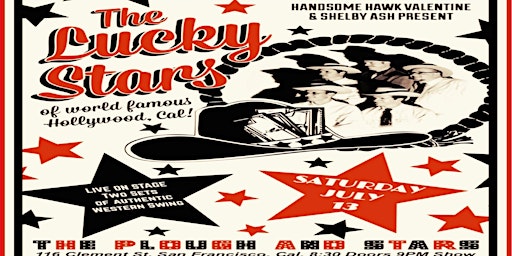 Primaire afbeelding van The Lucky Stars -- hot western swing!