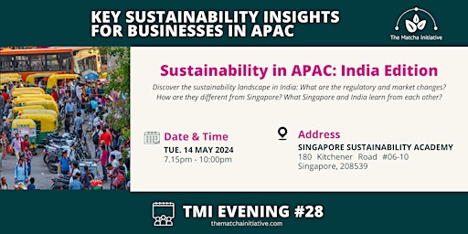 Imagem principal do evento Key Sustainability Insights for businesses in APAC Part 2: India