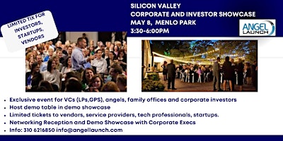 Primaire afbeelding van VIP Silicon Valley Investor & Corporate Showcase
