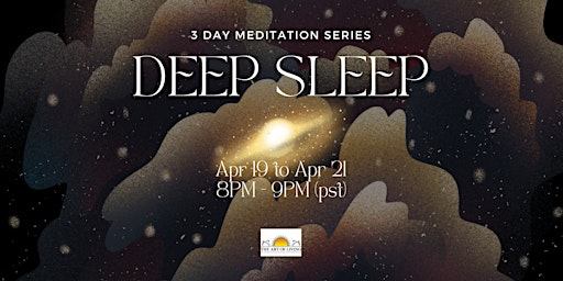 Deep Sleep: 3 Day Meditation Series primary image