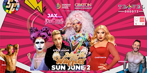 Sonoma County Pride's Wigs & Waffles Drag Brunch @ Graton Resort & Casino