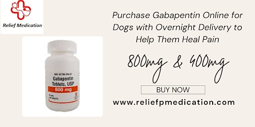 Primaire afbeelding van Get Gabapentin 400mg Overnight Delivery In USA at reliefpmedication.com