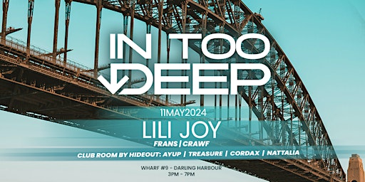 Primaire afbeelding van InTooDeep  - Sunset Boat Party (Lili Joy + Hideout TakeOver)