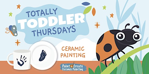 Imagem principal do evento Totally Toddler Thursdays - Mothers Day Keepsake Ceramic Painting