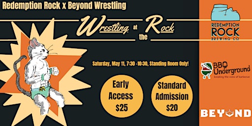 Imagem principal de Redemption Rock x Beyond Wrestling: Wrestling at the Brewery