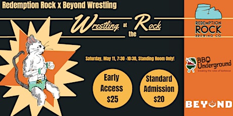 Redemption Rock x Beyond Wrestling: Wrestling at the Brewery