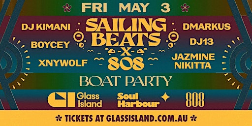 Primaire afbeelding van Glass Island - 808 x SAILING BEATS - Fri 3rd May