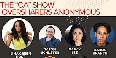 SATURDAY STANDUP COMEDY SHOW: OVERSHARER ANONYMOUS @THE HOLLYWOOD COMEDY primary image