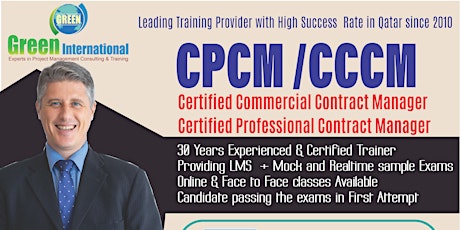 Certified Professionals Contract Manager (CPCM/CCCM)