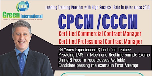 Imagem principal do evento Certified Professionals Contract Manager (CPCM/CCCM)