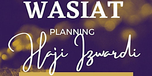 Primaire afbeelding van Wasiat Planning Workshop