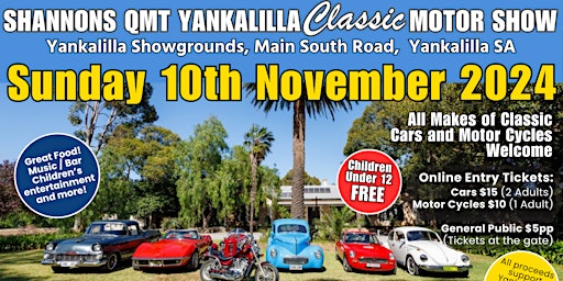 Imagem principal do evento Shannons QMT Yankalilla Classic Motor Show