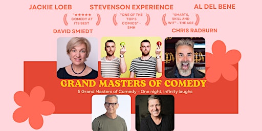 Primaire afbeelding van The Grand Masters of Comedy @ Easts Leagues
