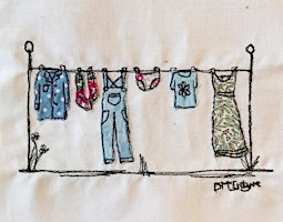 Imagen principal de Free Motion Embroidery Class - Washing Line at Abakhan Mostyn