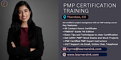 Hauptbild für PMP Exam Certification Classroom Training Course in Thornton, CO