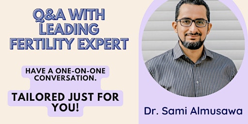 ASK DR. SAMI! Medical Director of Plan Your Baby! primary image