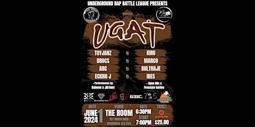 Underground Rap Battle League - UGAT primary image