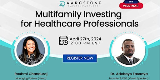 Primaire afbeelding van Multifamily Investing for Healthcare Professionals