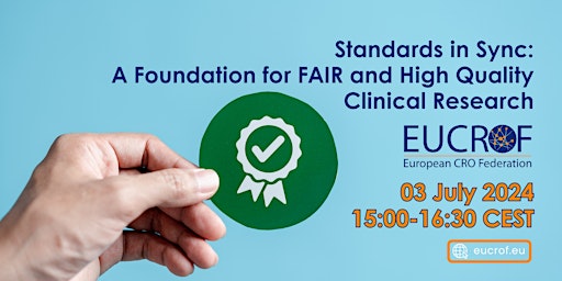 Imagem principal do evento Standards in Sync: A Foundation for FAIR and High Quality Clinical Research