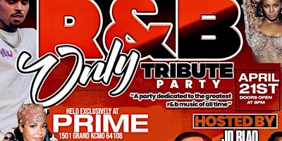 Imagem principal de R&B ONLY TRIBUTE PARTY