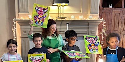 Imagem principal de Mother’s Day Edition Mommy and Me Canvas Painting Party McKinney Kids Event